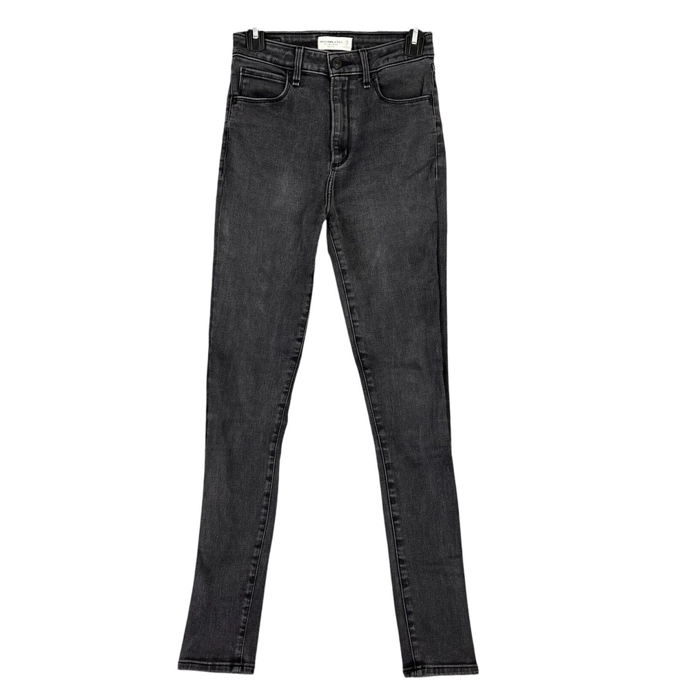 Abercrombie & Fitch Y2K Grunge Curve Love High Rise Super Skinny Jeans Womens 26